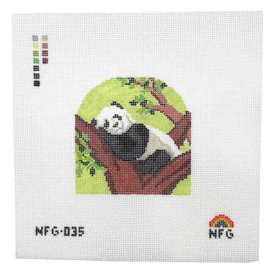 Sleeping Panda Needlepoint Canvas